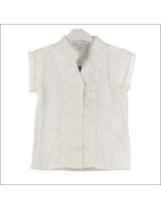Blusa manga corta cuello mao niña [product.brand] 1 - Ropa para Bebé | dyley | 