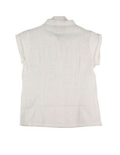 Blusa manga corta cuello mao niña  2