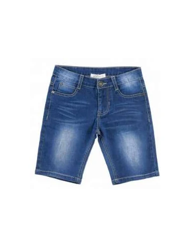 Bermuda denim elástico niño 