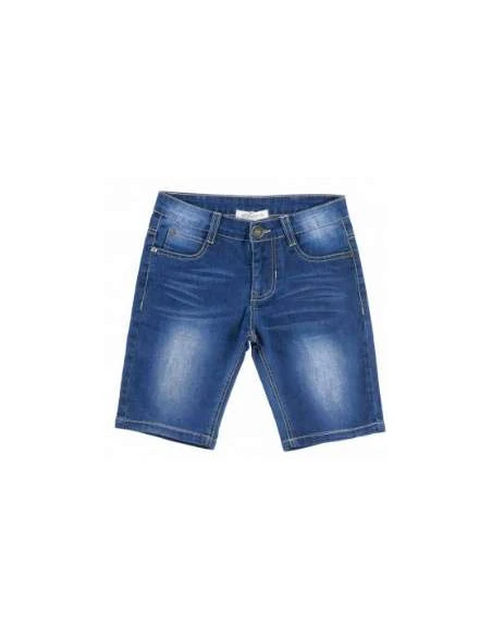 Bermuda denim elástico niño 