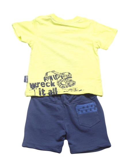 Conjunto manga corta dibujo bebé niño 