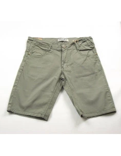Bermuda verde militar niño 