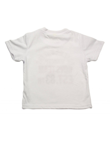 Camiseta manga corta letras bebé niño 