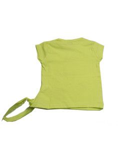 Camiseta manga corta nudo bebé niña  2