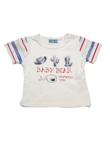 Camiseta manga corta baby bear bebé niño 