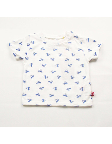 Ropa para bebe Camiseta manga corta veleros bebé niño