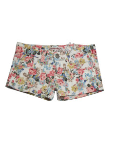 Pantalón short flores niña 