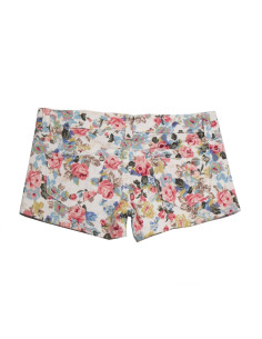 Pantalón short flores niña  2