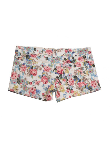 Pantalón short flores niña 