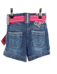 Pantalón corto niña tejano  2