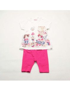 Conjunto manga corta y pirata topos bebé niña [product.brand] 3 - Ropa para Bebé | dyley | 