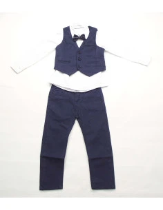 Conjunto manga larga niño ceremonia 