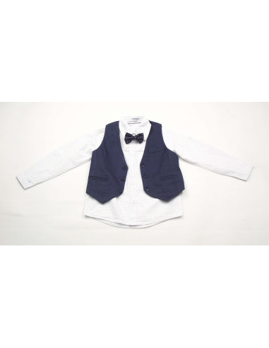 Conjunto manga larga niño ceremonia 