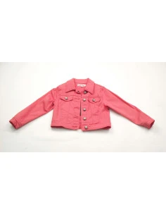 Chaqueta tejana salmón niña 