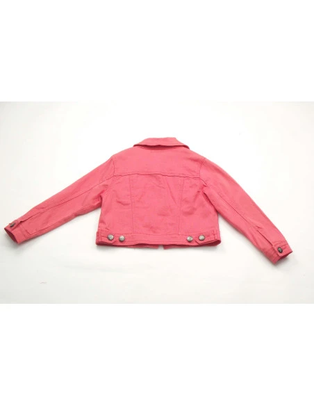 Chaqueta tejana salmón niña 