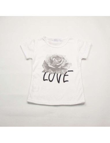 Camiseta manga corta love niña [product.brand] 1 - Ropa para Bebé | dyley | 