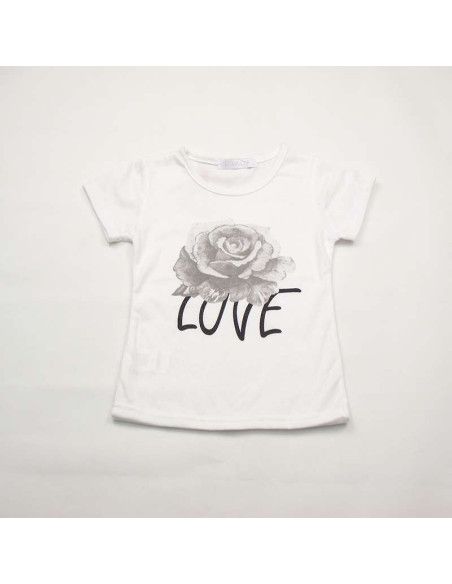 Camiseta manga corta love niña [product.brand] 1 - Ropa para Bebé | dyley | 