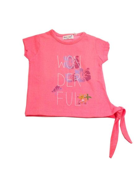 Camiseta manga corta nudo bebé niña [product.brand] 3 - Ropa para Bebé | dyley | 