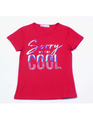Camiseta manga corta cool niña 
